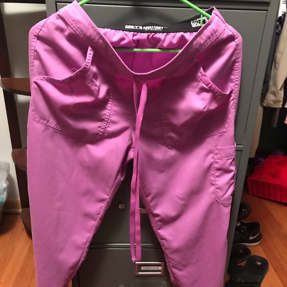 Women’s bright purple Greys Anatomy Scrub pants